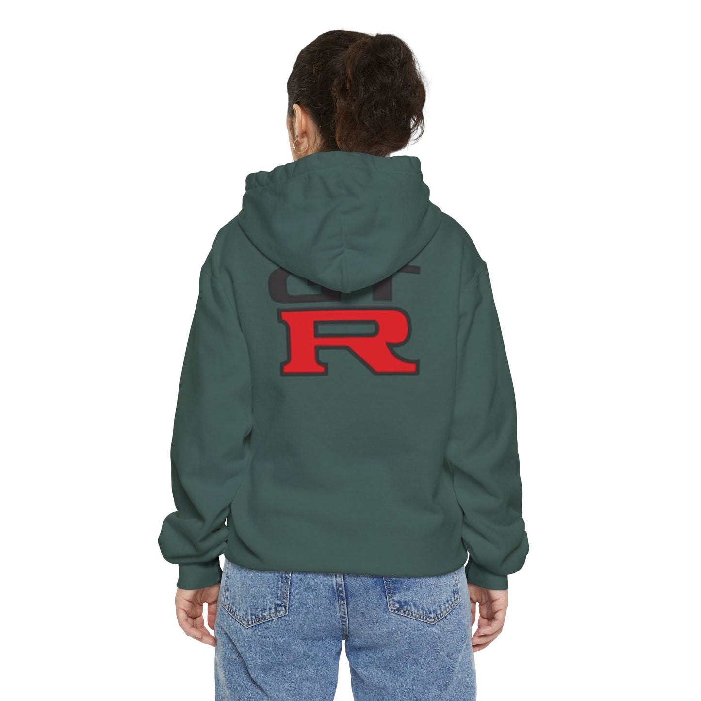 Classic Car Enthusiast Hoodie - GT-R Design, Unisex Garment-Dyed