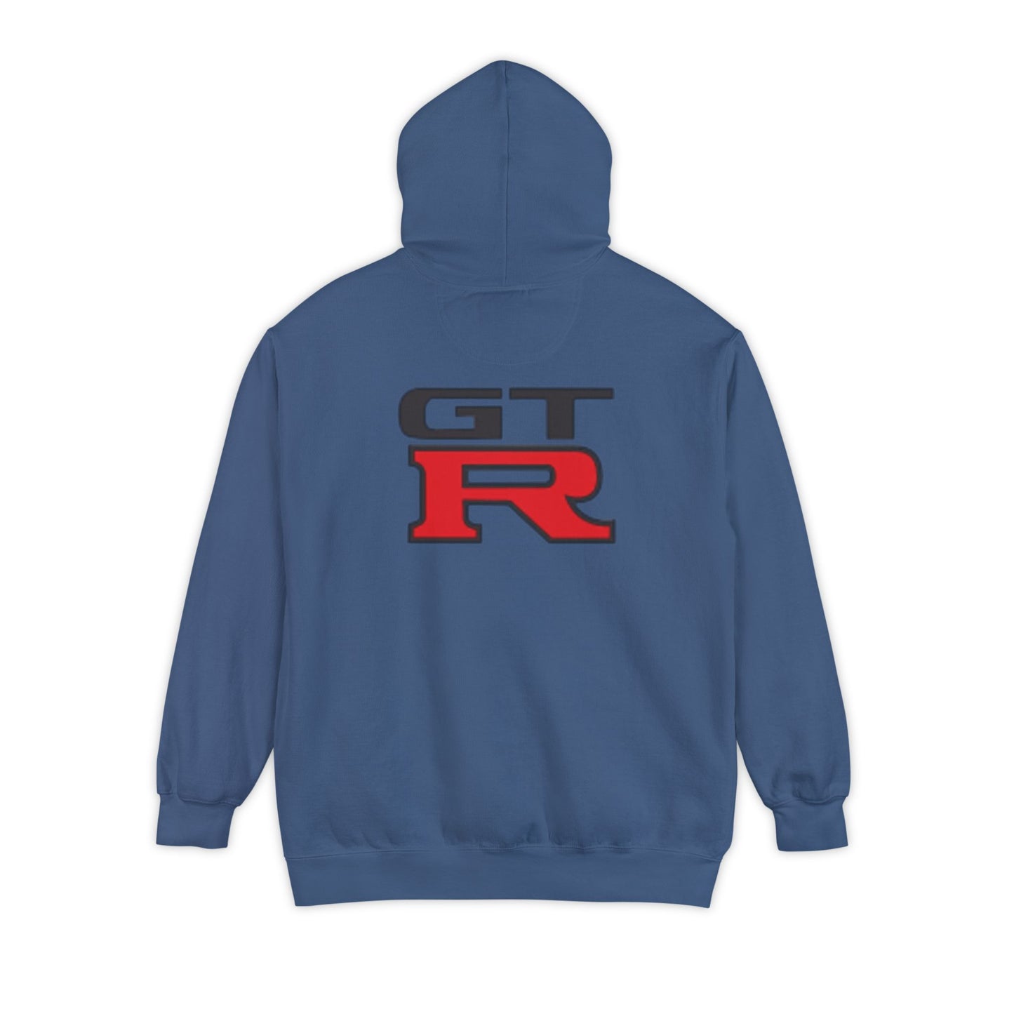 Classic Car Enthusiast Hoodie - GT-R Design, Unisex Garment-Dyed