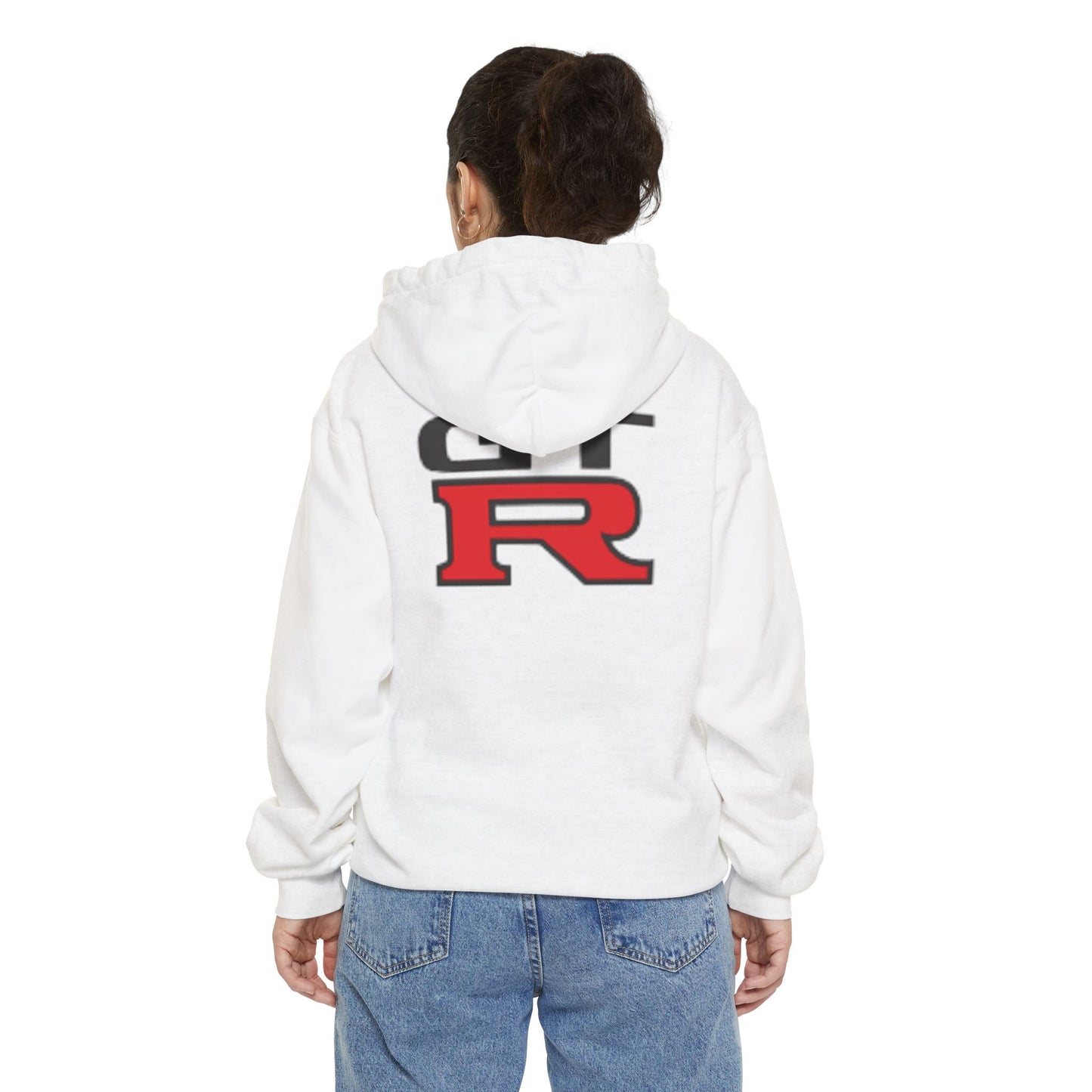 Classic Car Enthusiast Hoodie - GT-R Design, Unisex Garment-Dyed