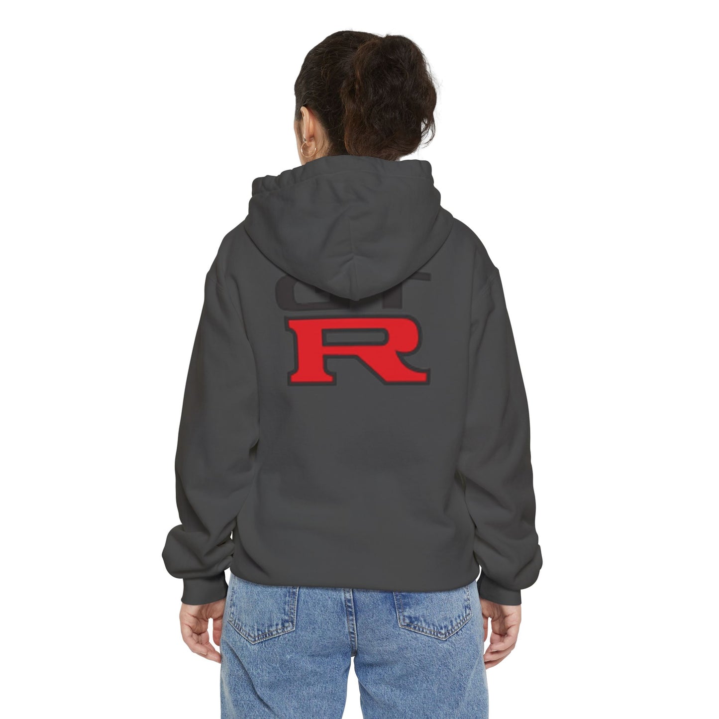 Classic Car Enthusiast Hoodie - GT-R Design, Unisex Garment-Dyed