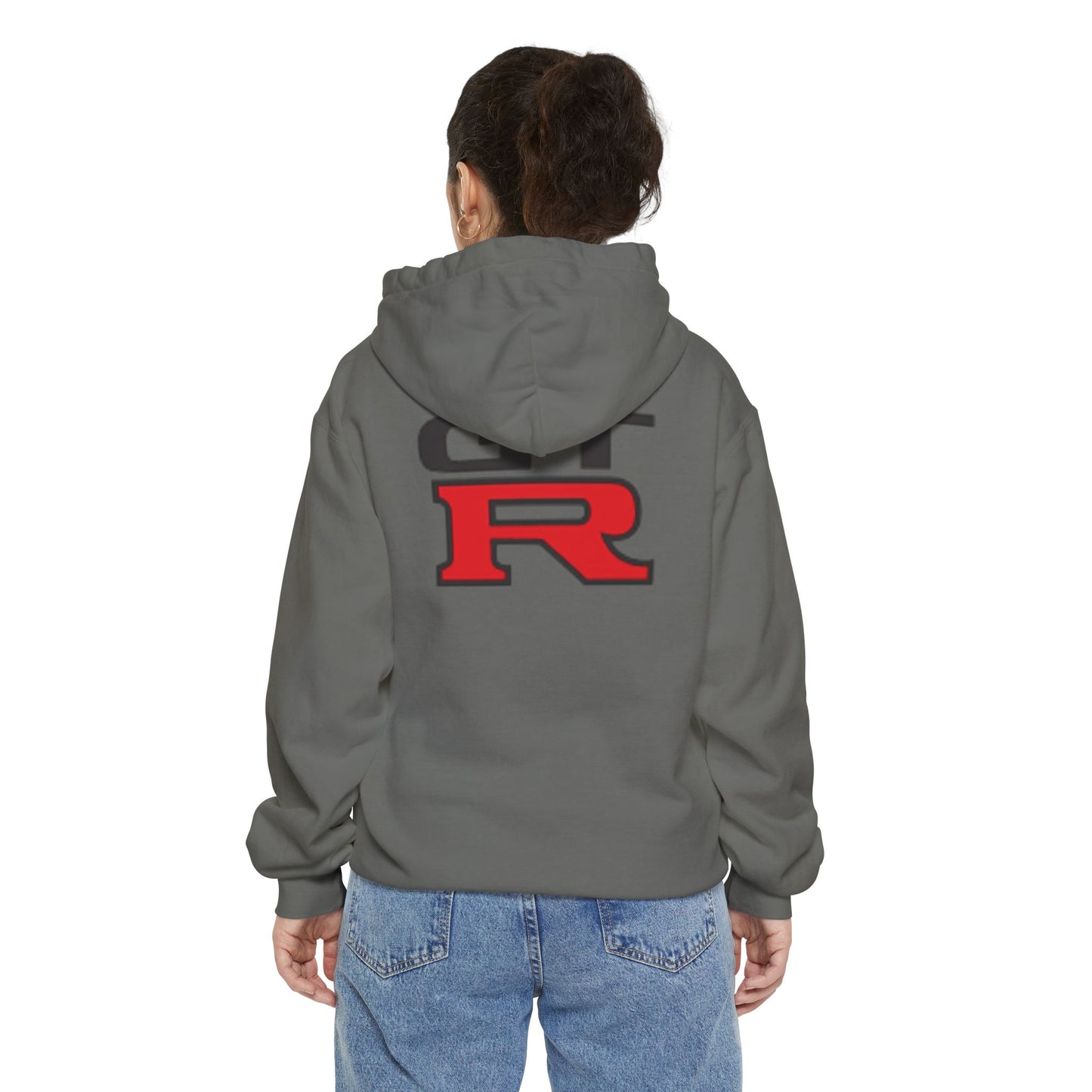 Classic Car Enthusiast Hoodie - GT-R Design, Unisex Garment-Dyed